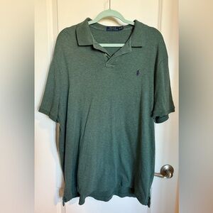 Men’s Polo Ralph Lauren Green Mesh Polo Shirt XL